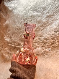 Image 7 of Pink Hello Kitty Thick  Glass Bong