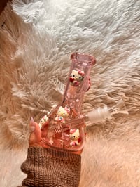 Image 10 of Pink Hello Kitty Thick  Glass Bong