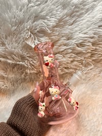 Image 12 of Pink Hello Kitty Thick  Glass Bong