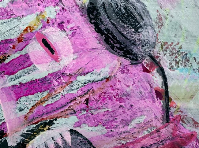 “From the Mountain We Called Everyone Back” Painting