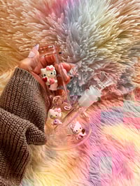 Image 25 of Pink Hello Kitty Thick  Glass Bong