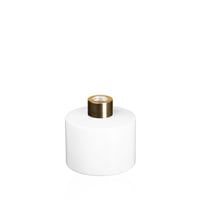 Reed diffuser / white + gold