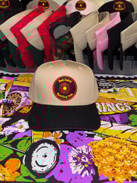Image 2 of RDSC two tone patch hat BLACK/KHAKI