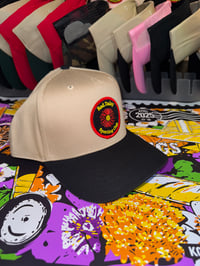 Image 1 of RDSC two tone patch hat BLACK/KHAKI