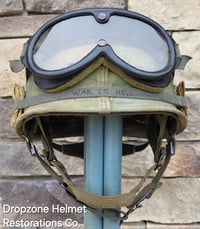 Image 5 of Vietnam M-1C Helmet & Paratrooper liner Mitchell Camo Cover Cavalry.
