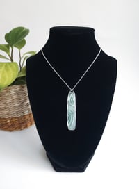Sage Ribbon Pendant 