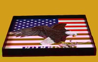 Image 10 of Hand Carved Wooden Golden Eagle