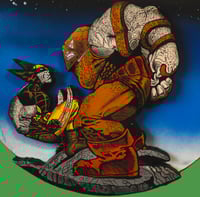 Image 5 of Wolverine VS Juggernaut 3D Hand Crafted Wooden Wall Hanging Artwork