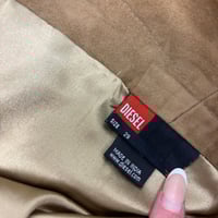 Image 5 of leather diesel low rise pants