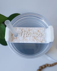 Image 1 of Dogwood "Mama" Tumbler Tag 