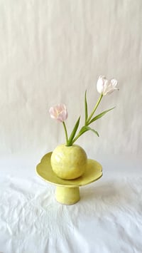 Image 1 of Flower set- stand & vase