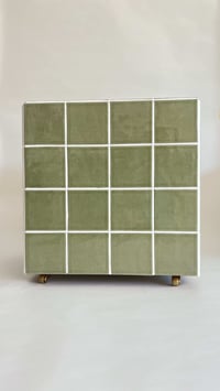 Image 2 of Sage tile cube table