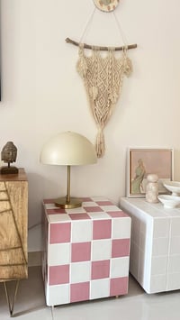 Image 4 of White tile cube table