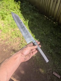 Custom K tip ashigaru gyuto