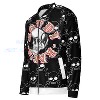 Image 3 of Rowdy Rag's Skull & Crossbones Punk Bomber Jacket