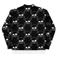 Image 5 of Rowdy Rag's Skull & Crossbones Punk Bomber Jacket