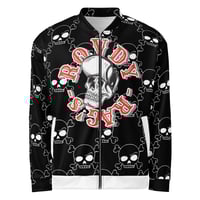 Image 6 of Rowdy Rag's Skull & Crossbones Punk Bomber Jacket