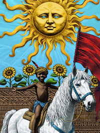 Image 2 of The Sun "Tarot" (Limited Edition Signed Holographic Print)