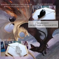 Image 2 of BLACK OBSIDIAN 🖤 DRAGON 