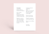 My Daughter Card