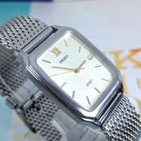 Image 3 of 1998 Seiko Spirit 'Tank' Two-tone Quartz Dress Watch (7n32-5000)