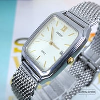 Image 4 of 1998 Seiko Spirit 'Tank' Two-tone Quartz Dress Watch (7n32-5000)