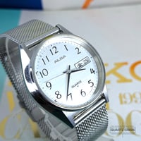 Image 5 of 1979 Alba/Seiko Quartz Silver Dial Day-Date (Y504-8010)