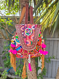 Image 2 of LA -Mini Back Pack-  adjustable straps and top handle