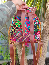 Image 3 of LA -Mini Back Pack-  adjustable straps and top handle