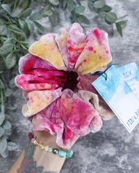 Image 2 of XL Luxury Silk Velvet Scrunchie (#21)