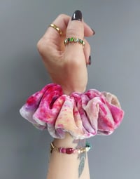 Image 5 of XL Luxury Silk Velvet Scrunchie (#21)