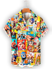 Image 1 of Lucha libre shirt (House of Guadalupe)