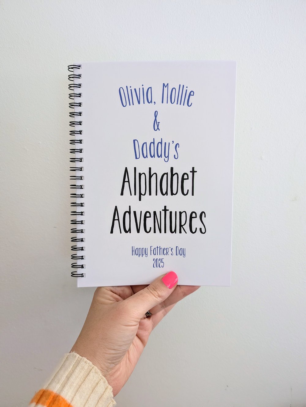 Image of Personalised Father's Day 2025 Alphabet Adventures