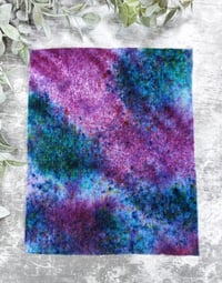 Image 3 of Pack of 5 Hand Dyed Silk Velvet Fabric (#1)
