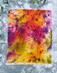 Image 2 of Pack of 5 Hand Dyed Silk Velvet Fabric (#1)
