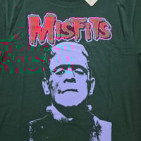 Image 2 of Misfits Frankenstein green shirt XL
