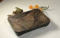 Image 1 of Hand-carved wooden plate Birdie