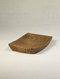 Image 1 of Plate made of wood with hand carving