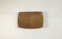 Image 2 of Plate made of wood with hand carving