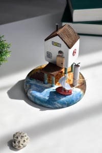 Image 1 of Marine composition House by the sea with amber