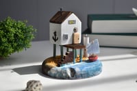 Image 2 of Marine composition House by the sea with amber