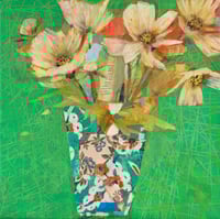 Image 1 of Hellebores in Vintage Vase