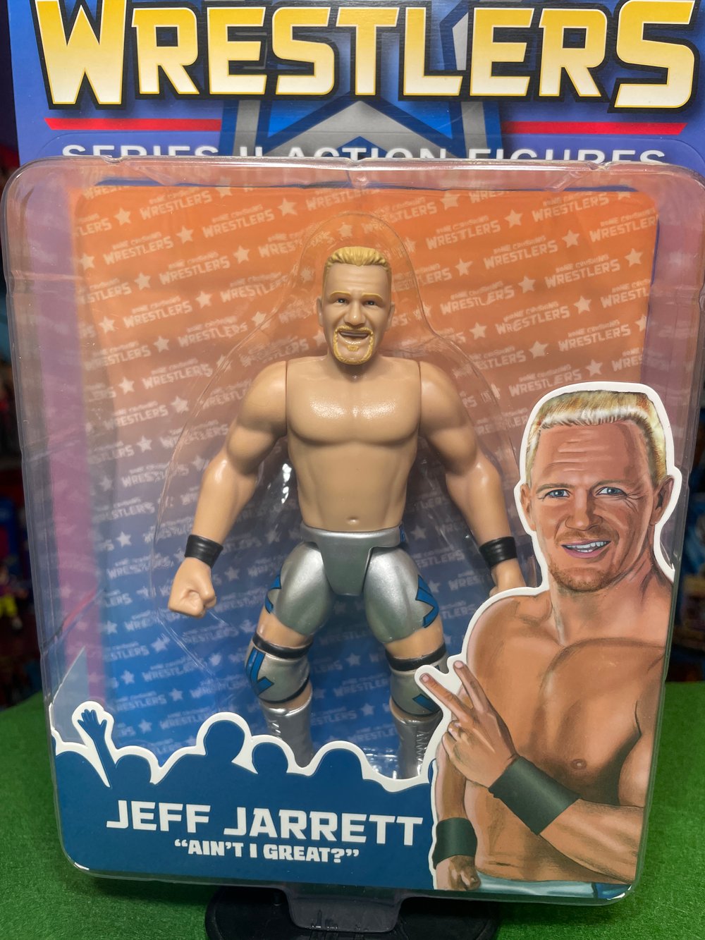 **IN STOCK** JEFF JARRETT '99 BONE CRUSHING WRESTLERS SERIES 2 FIGURE BY FC TOYS