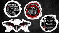 Image 2 of Officially licensed under your scars 8 vinyl sticker bundle