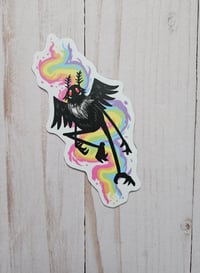 Image 1 of MAGNET Rainbow Mothman