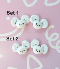 Image 2 of Maus - Handmade Clay Magnet - Set of 2
