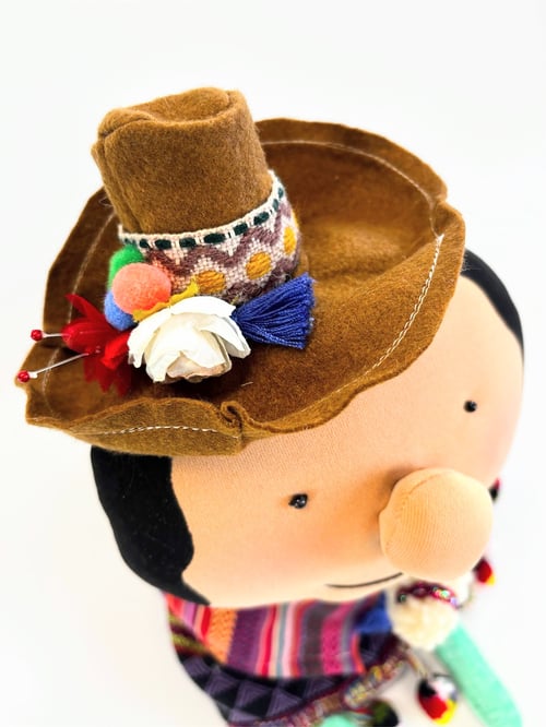 Image of Alessia and her pet, Alf the alpaca