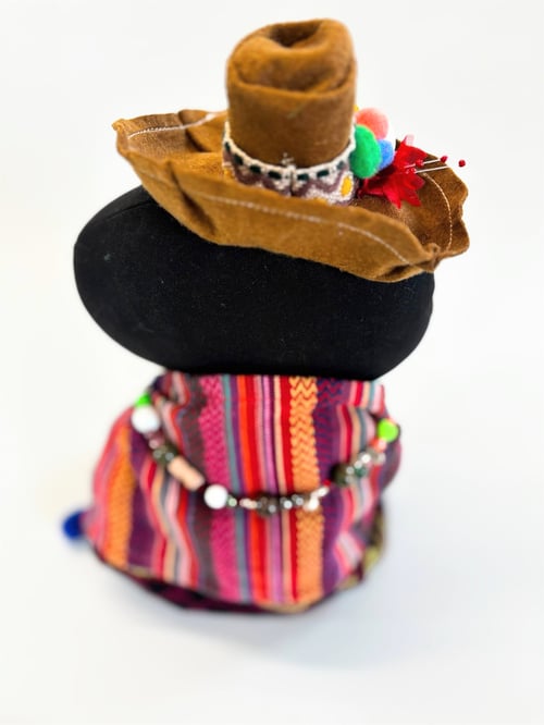 Image of Alessia and her pet, Alf the alpaca