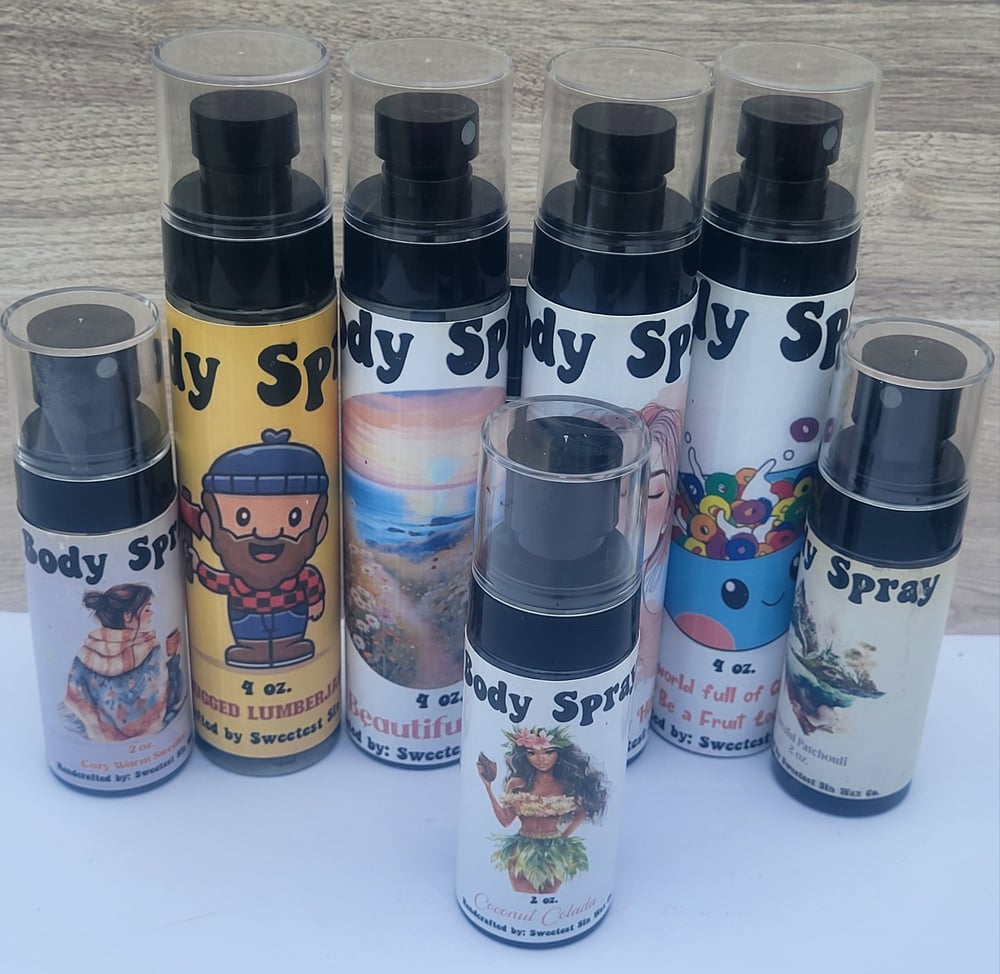 Image of New Body Spray Listing (more than pictured)