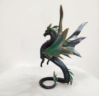 Image 2 of “Green Dragon”, statuette for the interior
